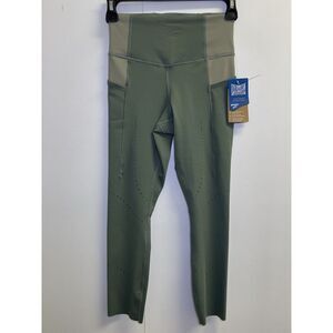 Brooks‎ Running Women's Method 3/4 Tight Size XS Dark Pebble Pockets Perforated